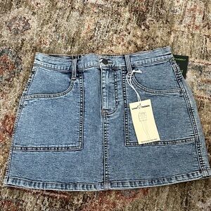 Love Trends Classic Blue Denim Mini Skirt